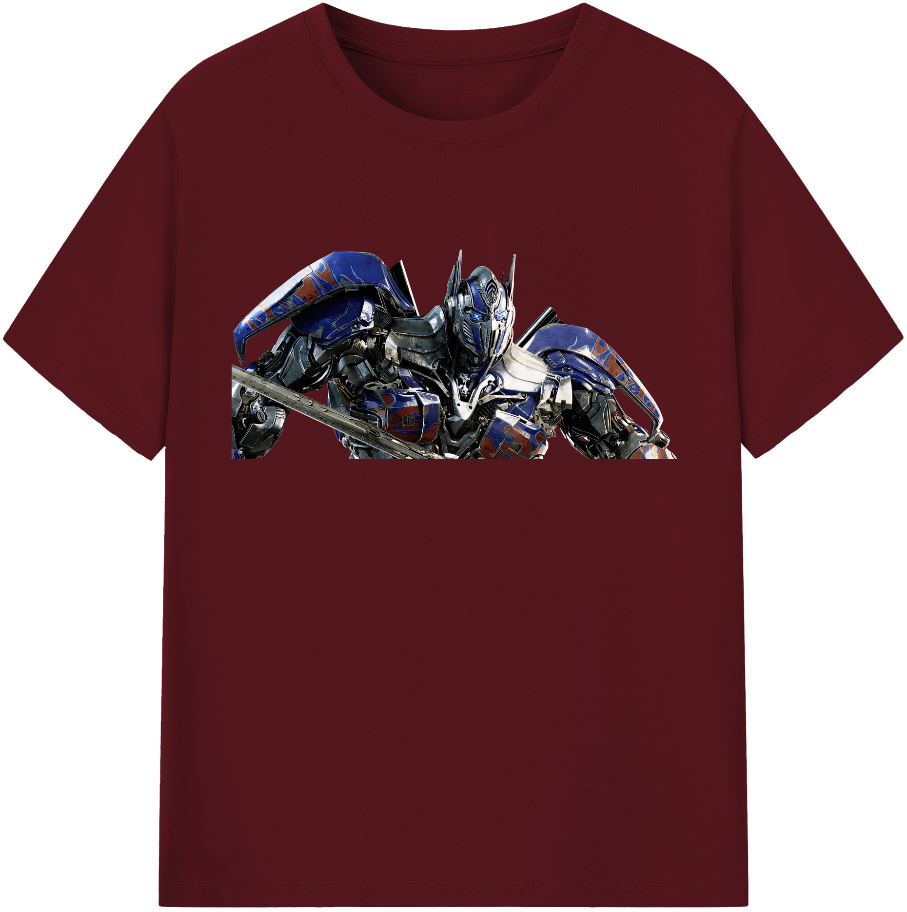 （画像用） Transformers トランスフォーマー 綿100％半袖Tシャツ（フロントプリント）
